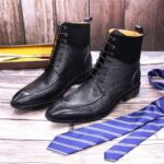 Men's High-top Leather Boots